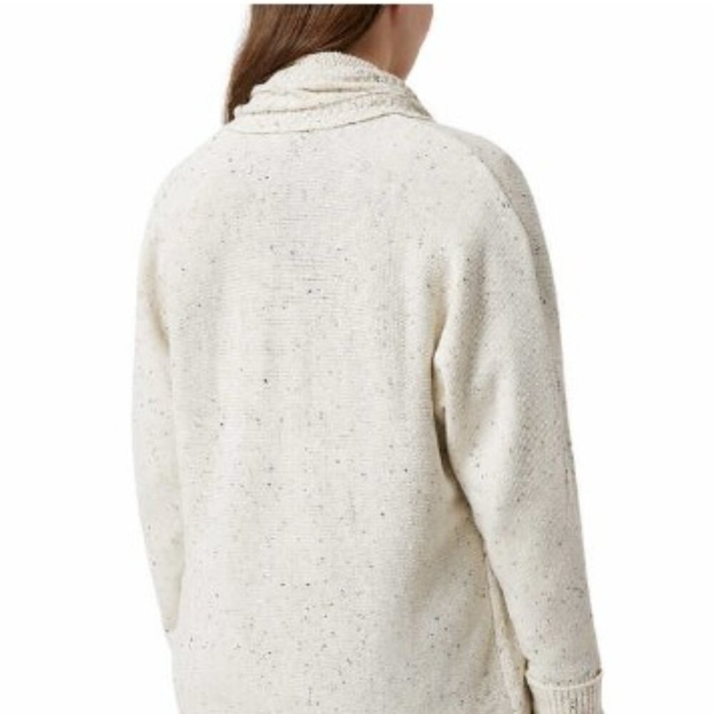 Chaps Ladies' Cable Neck Cardigan - Picture 3 of 4
